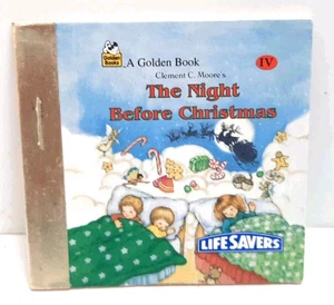 Miniature 2.75" The Night Before Christmas (Moore) #IV LIFESAVERS GOLDEN BOOK - Picture 1 of 3