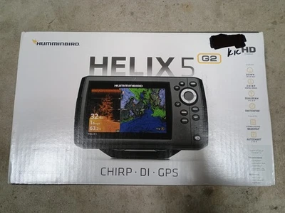 Humminbird 410220-1 Helix 5 Chirp DI GPS G2 Fish Finder NEW OPEN BOX - Image 1 of 4