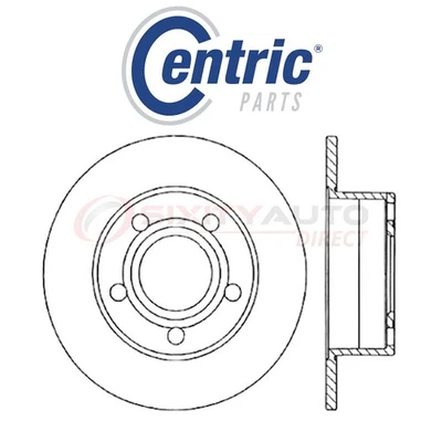 Centric C-TEK Disc Brake Rotor for 1998-2005 Volkswagen Passat 1.8L 2.0L px Foto 1 de 4