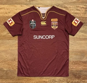 Queensland Maroons State Of Origin NRL Jersey Canterbury Men’s Large - Picture 1 of 7