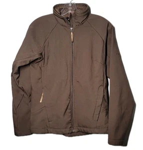 Columbia Womens Valencia Softshell Jacket Brown Size Med. Full Zip Outdoor Coat - Picture 1 of 8