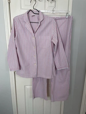 Pijama feminino Brooks Brothers 365 Seersucker tamanho M - Imagem 1 de 3