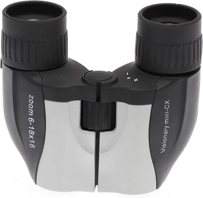 Visionary Mini CX 6-18x18 Zoom Binoculars with Case Strap & Warranty - Image 1 of 3