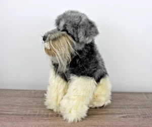 Peluche Schnauzer vintage perro cachorro clásico Aurora 1996 coleccionable - Imagen 1 de 7