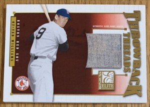 Ted WILLIAMS GARCIAPARRA🔥2002 Donruss Elite Throwback Threads Dual Patch 16/50
