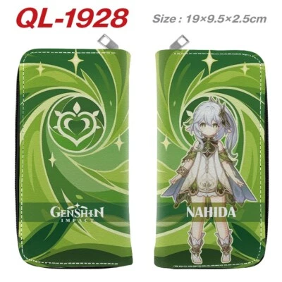 Genshin Impact Game Cosplay PU Geldbörse Geldbeutel Wallet 19x9.5x2.5cm - Bild 1 von 3