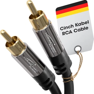 – 0,5 M Cavo RCA, Cinch (Coassiale Audio Stereo Digitale Connettore, 1 Maschio S - Foto 1 di 12