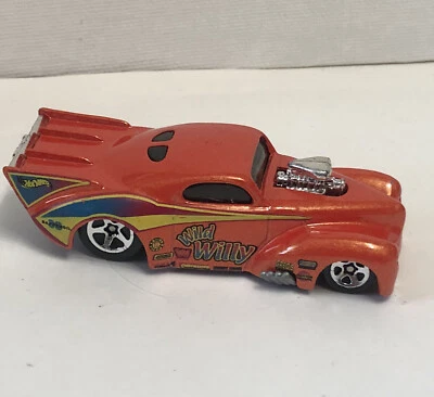 2000 First Editions Hot Wheels '41 Willys Wild Willy Orange #14/36 LOOSE - Image 1 of 4