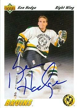 Ken Hodge autographed Hockey Card (Boston Bruins) 1991 Upper Deck #41 - Image 1 of 1