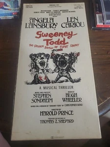 Sweeney Todd The Demon Barber of Fleet Street 1979 OG Cast Recording Cassettes - Picture 1 of 21