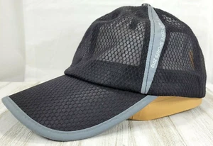 Ellewin Black & Grey Breathable Quick Dry Mesh Packable Baseball Cap Sun Hat NWT - Picture 1 of 11