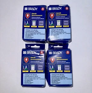 4 Brady M21-250-430 Etikettenband Kassette schwarz/klar Polyester 139755 0,25"x21' - Bild 1 von 2