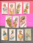 1912 JOHN PLAYER & SONS CIGARETTES SHIPS FIGUREHEADS SERIES 11 TOBACCO CARD LOT