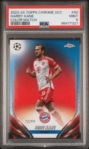 Harry Kane - 2023/24 Topps Chrome UCC Color Match /99 PSA 9 - Picture 1 of 2