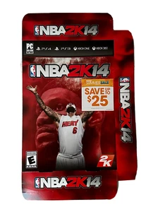 NBA 2K 14 RARO PS3 PS4 XBOX ONE display box promozionale/cubo - Foto 1 di 1