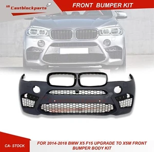 For 2014 2015 2016 2017 2018 BMW X5 F15 Upgrade to X5M Front Bumper Body Kit - Picture 1 of 6