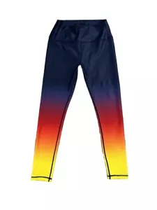 SPLITS59 | Kinney hochtaillierte 7/8 Leggings mehrfarbig Ombre Größe große Yoga-Hose - Bild 1 von 15