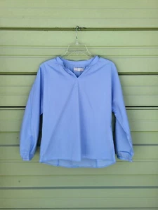 ZARA BLUE  SHIRT  GIRL Long Sleeve SIZE 11 12 Y 152 CM 100% Cotton #O2991A - Picture 1 of 12