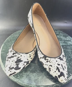 MERCANTI FIORENTINI Ballerinas Kalbshaar Obermaterial Leder Einlegesohlen 7,5 Italy - Bild 1 von 13
