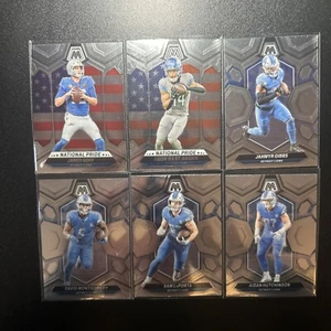 2024 Panini Mosaic Detroit Lions 6 Card Lot - Stars - Picture 1 of 2