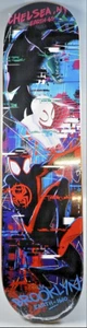 Spider-Punk Skateboard Deck LAST Prize Happy Kuji Marvel Spider Verse Japan LTD - Picture 1 of 3