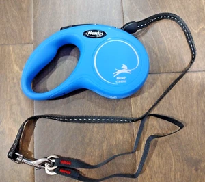 FLEXI Guinzaglio per Cani Retrattile - 16 Piedi - Blu - per Cani fino a 26 Libbre - Foto 1 di 7