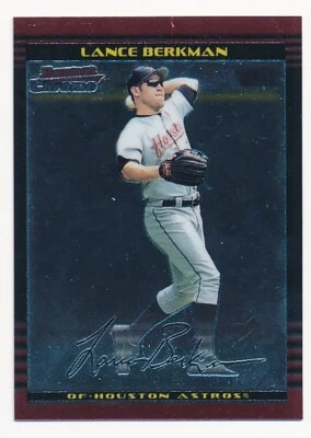 LANCE BERKMAN 2002 BOWMAN CHROME #69 HOUSTON ASTROS MINT - Image 1 of 2