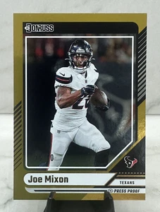 2024 Donruss, Joe Mixon /50 "Gold Press Proof" - HOUSTON TEXANS - Bild 1 von 4