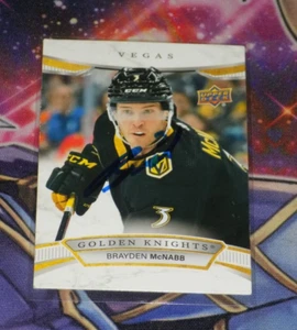 Brayden McNabb signierte Hockeykarte Vegas Golden Knights Stanley Cup Champions - Bild 1 von 1