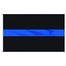 3x5 Thin Blue Line Flag Police Law Enforcement Officer LEO Lives Matter Support 