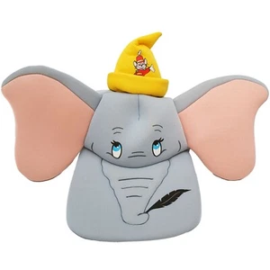 Disney Parks Dumbo Baseball Mütze Kappe Gesicht Ohren Erwachsene grau Elefant große Ohren - Bild 1 von 16