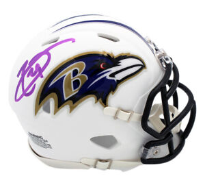 Earl Thomas Signed Baltimore Ravens Speed White Matte NFL Mini Helmet