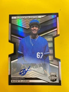 65507 2023 Elite Extra Die-Cut #141 Marwys Jorge Royals Auto #/399 - Bild 1 von 3