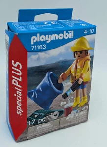 PLAYMOBIL 71163 Umweltschützerin Umwelt Schutz Strand Meer Müll einsammeln NEU - Picture 1 of 9
