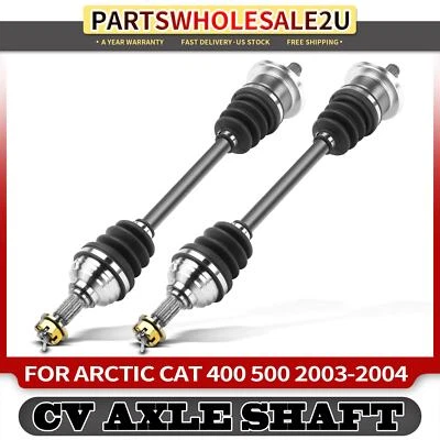 2x Conjunto de eje CV delantero o trasero izquierdo y derecho para Arctic Cat 400 500 2003-2004 Foto 1 de 4
