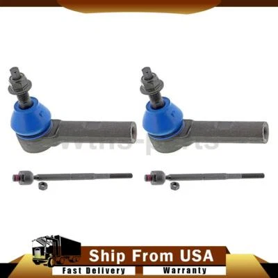 Extremos de varilla de amarre delanteros interiores exteriores Mevotech 4x para Dodge Charger 5,7 L tracción trasera 2006-2010 Foto 1 de 4