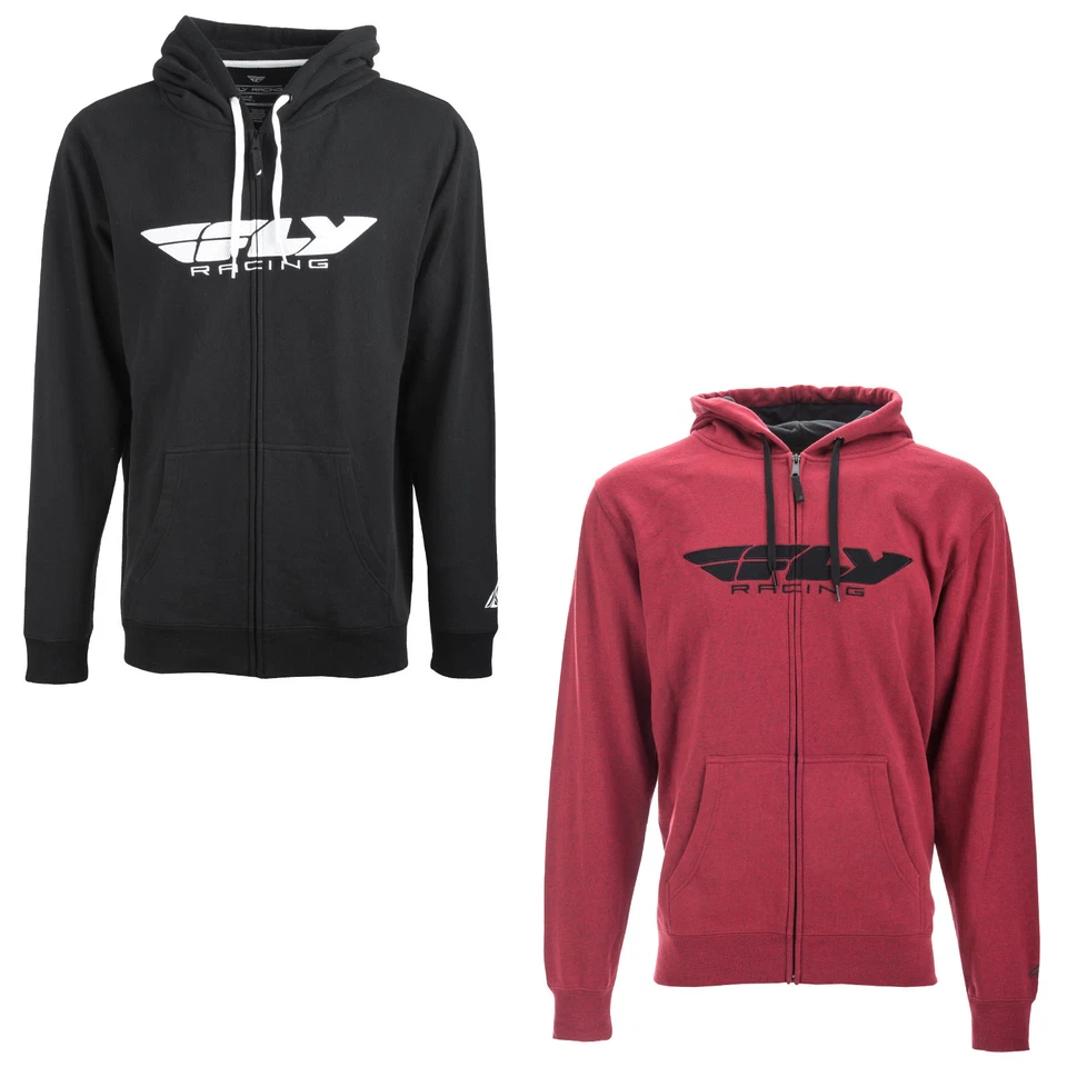 Fly Racing Men's Corporate Zip Up Hoodie Sweatshirt - Image 1 of 1