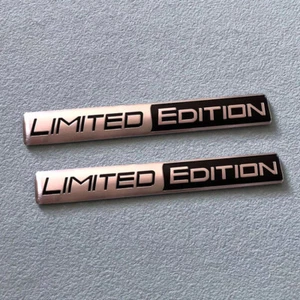 2pcs Limited Edition Emblem Limited Chrom auto aufkleber 3D mobil sticker Decal - Bild 1 von 6