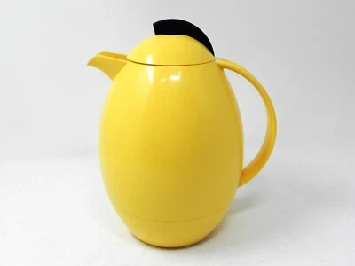 Vintage EMSA ISOLIER STAR Germany Postmodern Yellow Black Insulated Jug Carafe - Image 1 of 4
