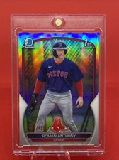 2023 1st Bowman Chrome ROMAN ANTHONY Prospect Refractor /499 Red Sox Rookie MINT