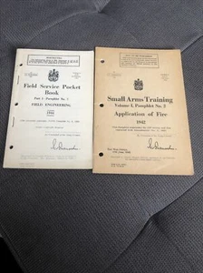 WW2 Canadian Small Arms Training Vol 1 No 6 1942 +Field Service Book Manual Book - Imagen 1 de 6