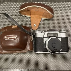Voigtlander Bessamatic Deluxe 35 mm Kamera mit Farbe Skopar 50 mm f2,8 Objektiv + Etui - Bild 1 von 8