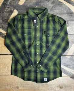 Bobhead Dragster Casual Green / Black Shirt Dragster Shirt - Picture 1 of 1