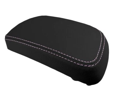 Tapa de consola de PVC para Toyota Yaris 2008-2011 con puntada rosa Foto 1 de 4