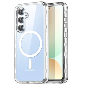 Funda transparente resistente a prueba de golpes para teléfono militar para Samsung Galaxy S24 FE - Imagen 1 de 23