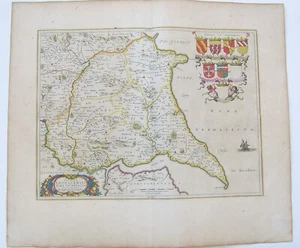 Yorkshire East Riding: Antike Karte von Johan Blaeu, 1645 (Ausgabe 1648) - Bild 1 von 6