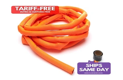 Diseño 10680, una cubierta de cable de carga naranja de nailon Ev naranja de 3/4 pulgadas a 1 pulgada de rendimiento Foto 1 de 4