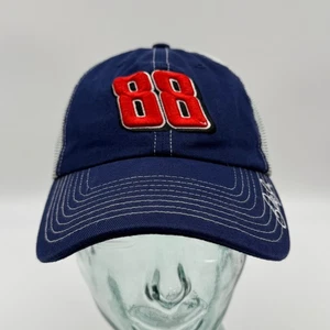 Adidas Dale Earnhardt Jr. #88 Sombrero Hendrick Azul Gris Ajustable Correa Gorra OS - Imagen 1 de 11