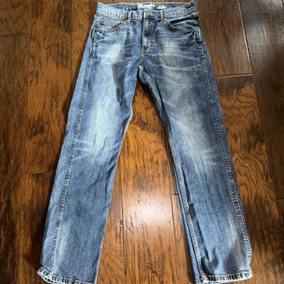 Jeans retro Wrangler para hombre 34x34 azul recto WLT88BZ Western Foto 1 de 4