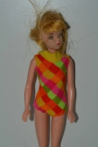 Barbie Neon Swimsuit Vintage 1960s/70s - Picture 1 of 2